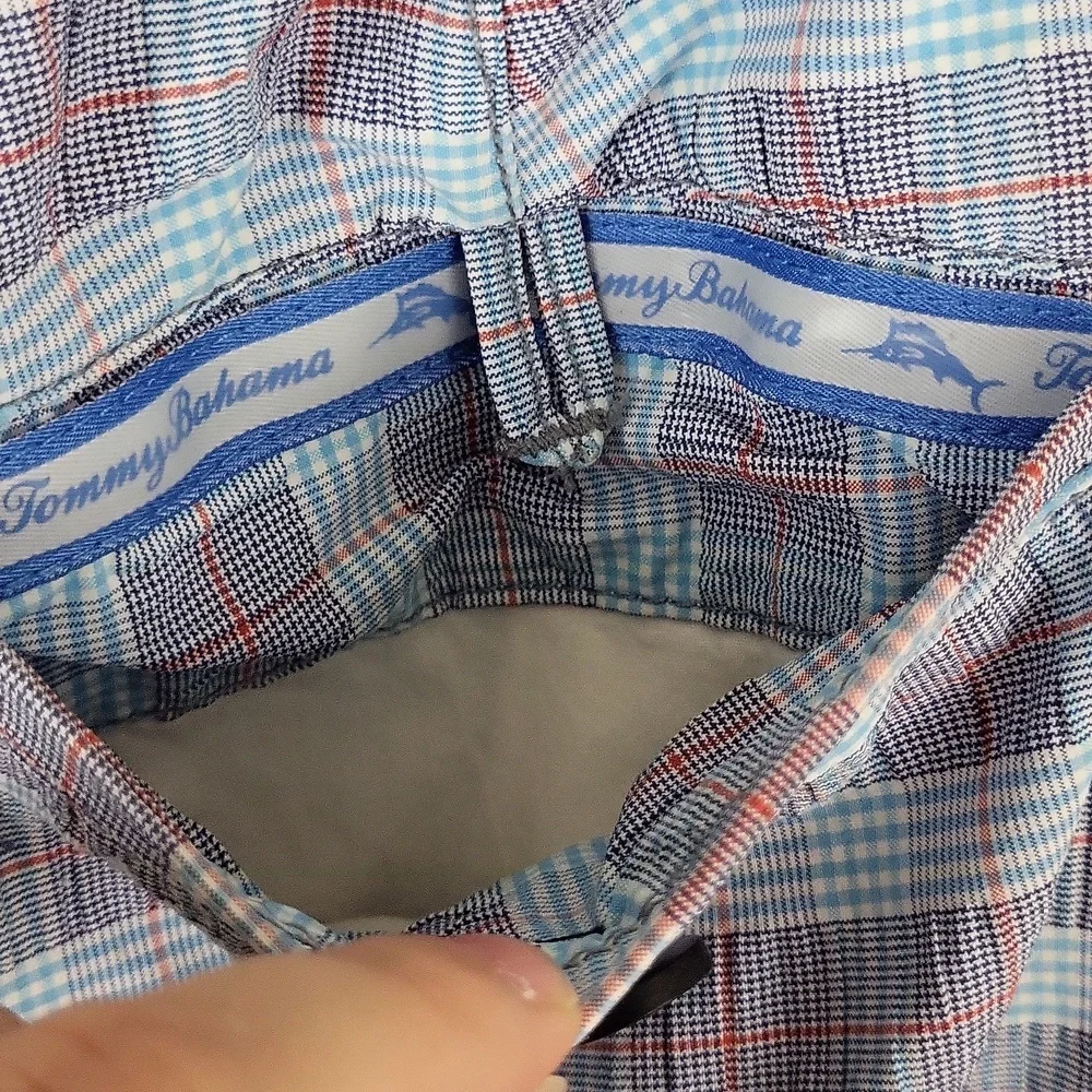 Men's Tommy Bahama Driver Performance Stretch Plaid 10